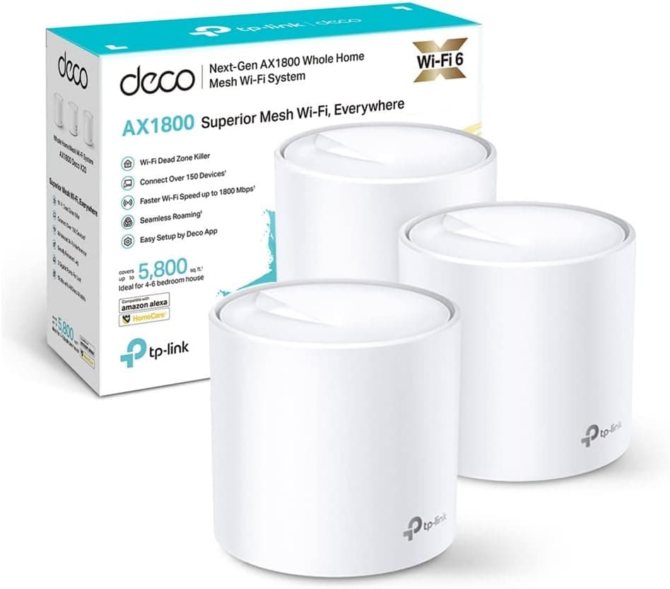 TP-Link Deco X20 Wi-Fi 6 AX1800 - 3 Pack